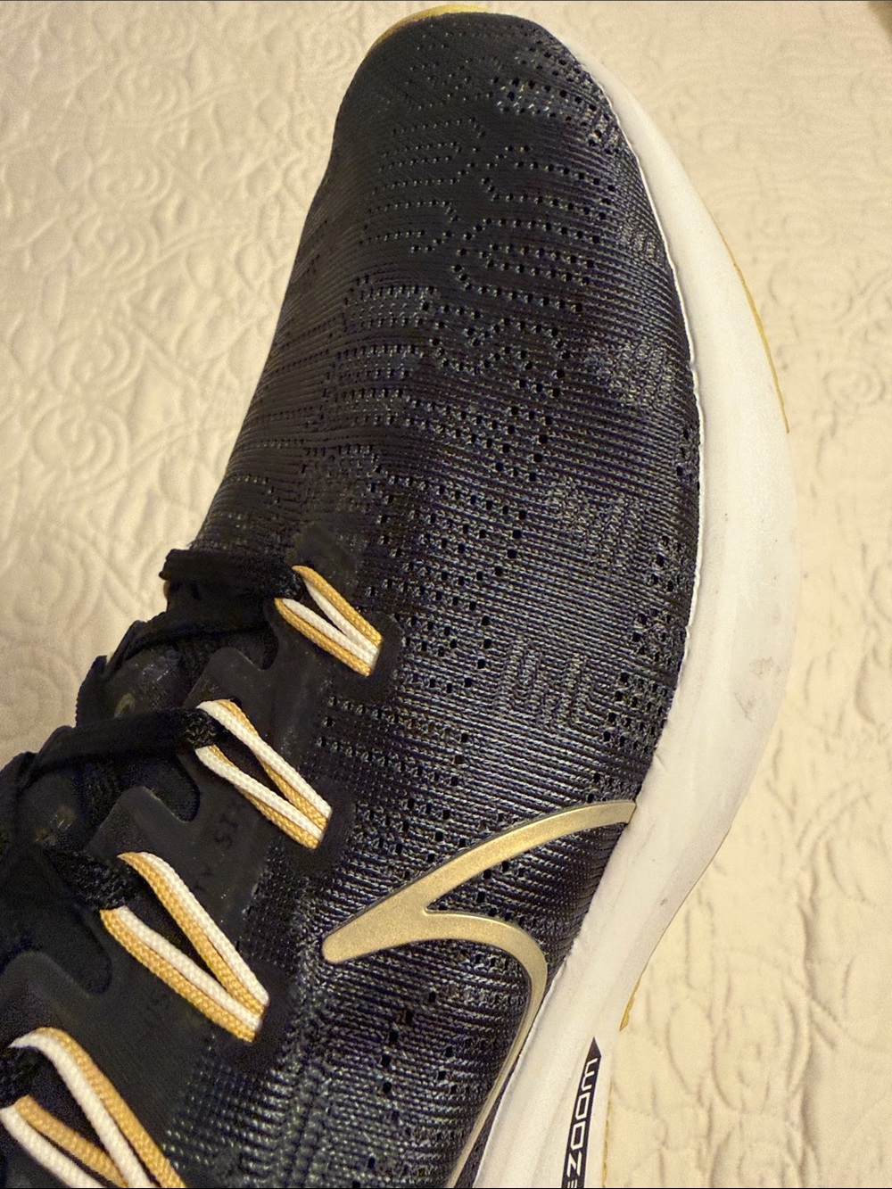 Nike Zoom Black Gold Running Shoes - Picture 6 of 12